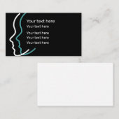 Gezondheidsgeneeskundige schoonheidsthema visitekaartje (Voorkant / Achterkant)