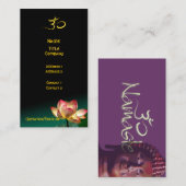 GEZONDHEIDSHANDEN/PINKLOTUS IN BLOOM VISITEKAARTJE (Voorkant / Achterkant)