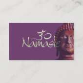 GEZONDHEIDSHANDEN/PINKLOTUS IN BLOOM VISITEKAARTJE (Achterkant)