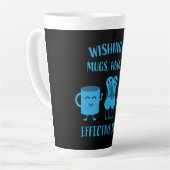 Gezondheidsherstel wordt snel beter latte mok (Linkerhoek)