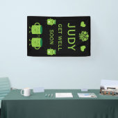 Gezondheidsherstel wordt snel beter spandoek (Beurs)