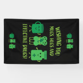 Gezondheidsherstel wordt snel beter spandoek (Horizontaal)