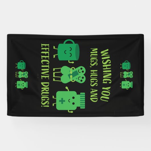 Gezondheidsherstel wordt snel beter spandoek (Horizontaal)