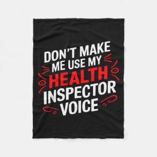 Gezondheidsinspecteur Beroep Volksgezondheid Fleece Deken