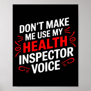 Gezondheidsinspecteur Beroep Volksgezondheid Poster