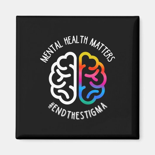Gezondheidskwesties beëindigen stigma magneet (Voorkant)