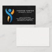 Gezondheidslogo | Krachttraining visitekaartje (Voorkant / Achterkant)