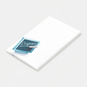 Gezondheidsmedisch ontwerp post-it® notes (Schuin)