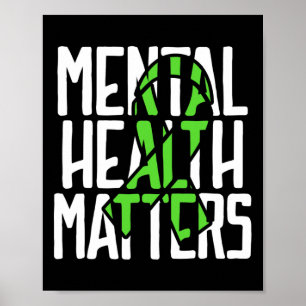 gezondheidsproblemen bestrijden stigma bewustwordi poster