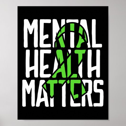 gezondheidsproblemen bestrijden stigma bewustwordi poster (Voorkant)