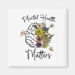 Gezondheidsproblemen Bloemen Hersenen Geestelijk G Magneet