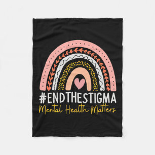 Gezondheidsproblemen Einde van het Stigma Rainbow  Fleece Deken