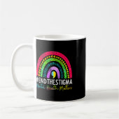 Gezondheidsproblemen Einde van het Stigma Rainbow  Koffiemok (Links)