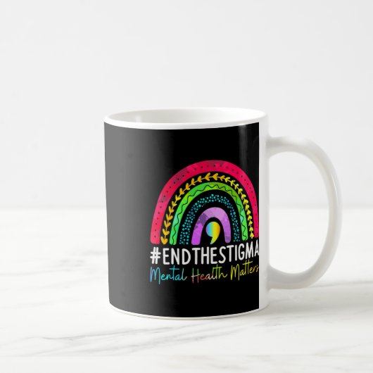 Gezondheidsproblemen Einde van het Stigma Rainbow  Koffiemok (Rechts)