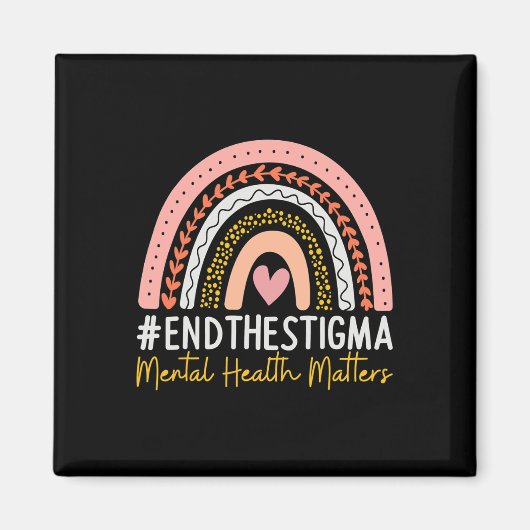 Gezondheidsproblemen Einde van het Stigma Rainbow Magneet (Voorkant)