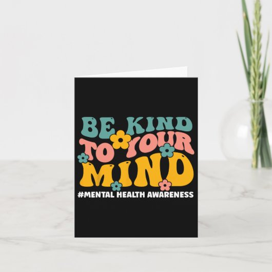 Gezondheidsproblemen Eindigen het stigma Mental He Kaart (Voorkant)