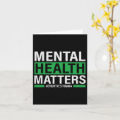 Gezondheidsproblemen Eindigen het stigma Mental He Kaart (Gele Bloem)