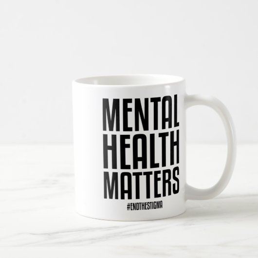Gezondheidsproblemen Eindigen het stigma Mental He Koffiemok (Rechts)