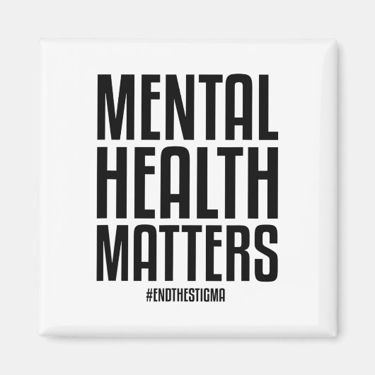 Gezondheidsproblemen Eindigen het stigma Mental He Magneet (Voorkant)