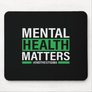 Gezondheidsproblemen Eindigen het stigma Mental He Muismat