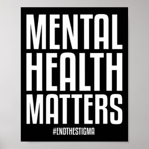 Gezondheidsproblemen Eindigen het stigma Mental He Poster