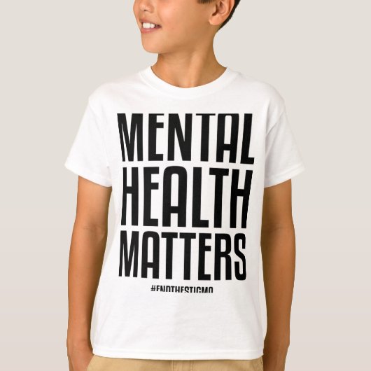 Gezondheidsproblemen Eindigen het stigma Mental He T-shirt (Voorkant)