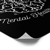 Gezondheidsproblemen Geschenk Menselijk Brein Ziek Poster (Hoek)