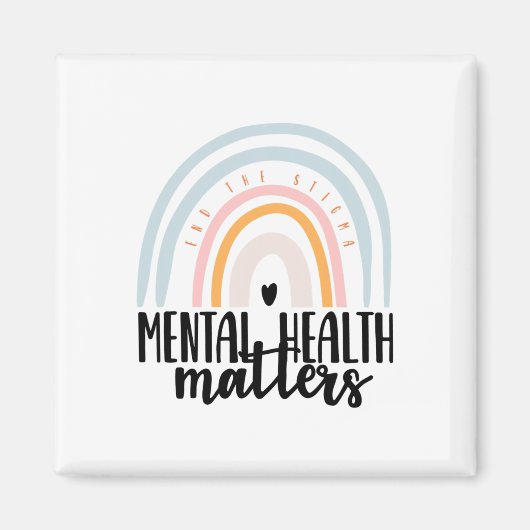 Gezondheidsproblemen Gift Einde van het Stigma Psy Magneet (Voorkant)