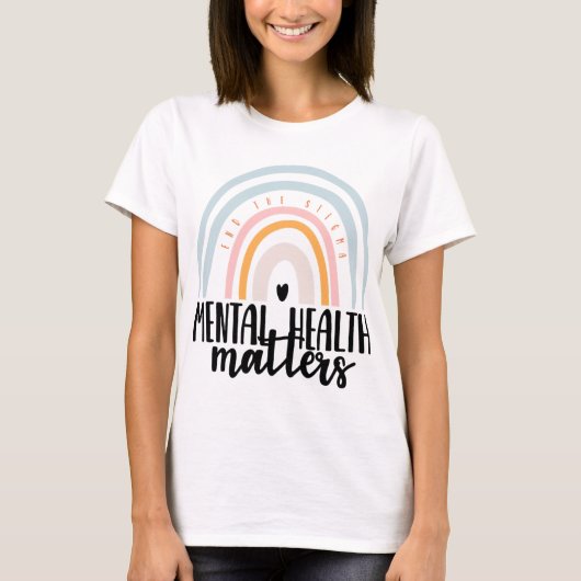Gezondheidsproblemen Gift Einde van het Stigma Psy T-shirt (Voorkant)