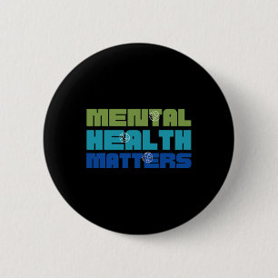 Gezondheidsproblemen Groen voor het bewustzijn van Ronde Button 5,7 Cm