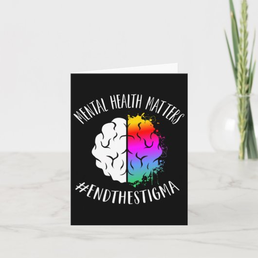 Gezondheidsproblemen Happy End Stigma Awareness Gr Kaart (Voorkant)