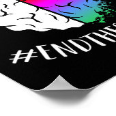 Gezondheidsproblemen Happy End Stigma Awareness Gr Poster (Hoek)