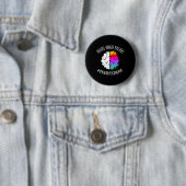 Gezondheidsproblemen Happy End Stigma Awareness Gr Ronde Button 5,7 Cm (In situ)