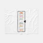 Gezondheidsproblemen Hersenziekte Geestelijke gezo Fleece Deken (Voorkant (Horizontaal))