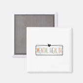 Gezondheidsproblemen Hersenziekte Geestelijke gezo Magneet (Voorkant / Achterkant)