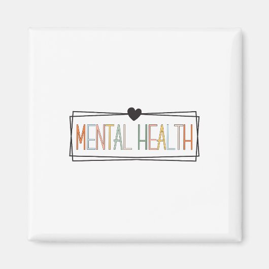 Gezondheidsproblemen Hersenziekte Geestelijke gezo Magneet (Voorkant)