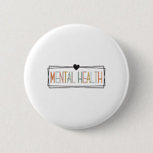 Gezondheidsproblemen Hersenziekte Geestelijke gezo Ronde Button 5,7 Cm