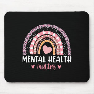 Gezondheidsproblemen Leopard Heart Pink Rainbow Aw Muismat