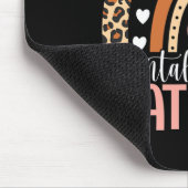 Gezondheidsproblemen Leopard Print Boho Rainbow Aw Muismat (Hoek)