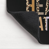 Gezondheidsproblemen Leopard Print Mental Awarenes Muismat (Hoek)