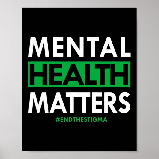 Gezondheidsproblemen maken een einde aan het stigm poster (Voorkant)