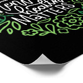 Gezondheidsproblemen maken een einde aan het stigm poster (Hoek)