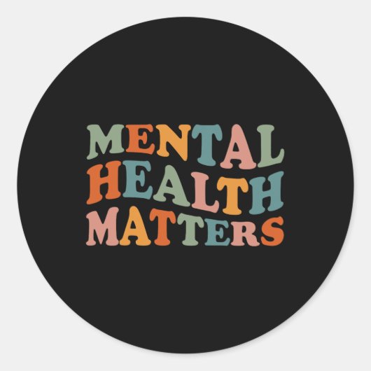 Gezondheidsproblemen Menselijk hersenbewustzijn Ki Ronde Sticker (Voorkant)