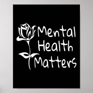 Gezondheidsproblemen Mentaal Bewustzijn 12 stap he Poster