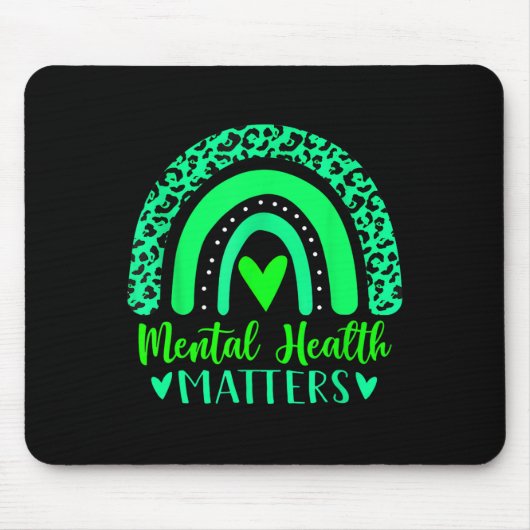 Gezondheidsproblemen Mentaal bewustzijn Leopard Ra Muismat (Voorkant)