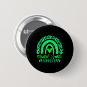 Gezondheidsproblemen Mentaal bewustzijn Leopard Ra Ronde Button 5,7 Cm (Voorkant /achterkant)