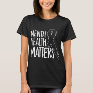 Gezondheidsproblemen Ontwerp Zelfmoord voor Bewust T-shirt