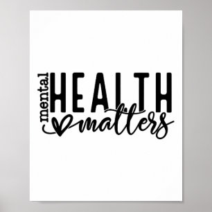 Gezondheidsproblemen Retro Menselijk Hersenziekteb Poster
