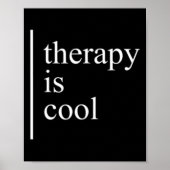 Gezondheidsproblemen Therapie is cool bewustzijn p Poster (Voorkant)