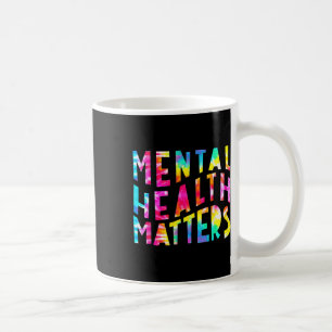 Gezondheidsproblemen Tie Dye Mental Health Awarene Koffiemok